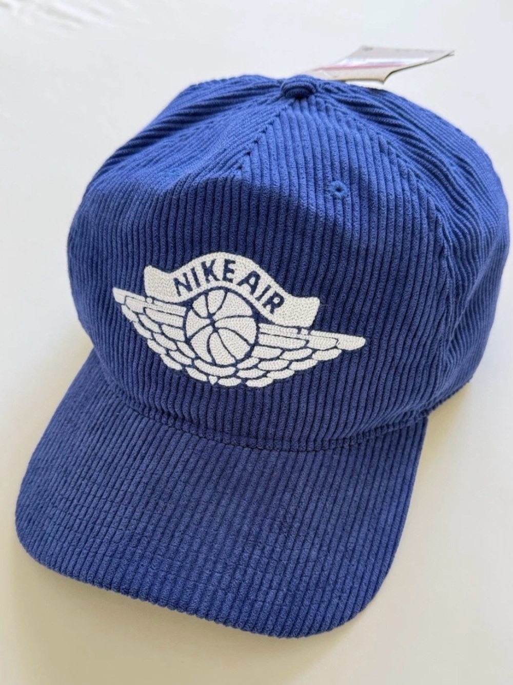 Nike Air Jordan Hat Size L/XL Blue Corduroy Basketball Strapback IB3937-485 NWT